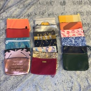 MEGA BUNDLE• 18 NEW MAKEUP BAGS. NEVER USED